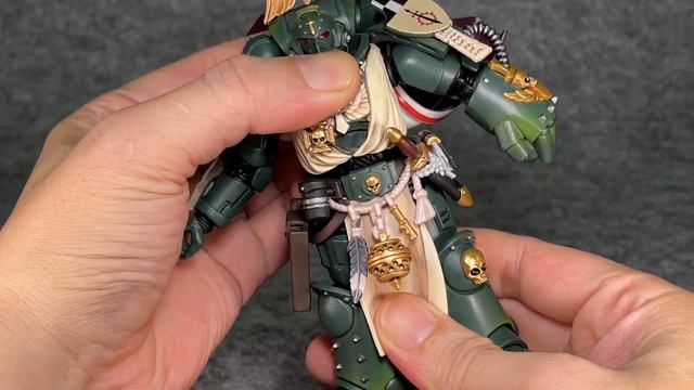 Joytoy Warhammer 40K, Dark Angels, Master with Power Fist & Master Lazarus, 1/18 scale action figur смотреть онлайн