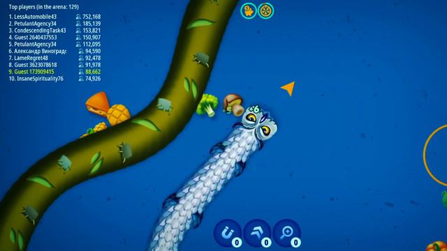 WormsZone.io 001 Slither Snake Top 01 /Best World Record Snake Epic WormsZoneio