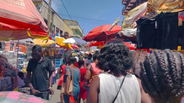 [4k] GHANA'S CHEAP MARKET ACCRA, AFRICA