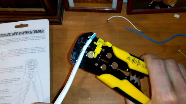 Стриппер для снятия изоляции 3 in 1 Automatic Wire Stripper Crimping Pliers for Cutting! смотреть онлайн