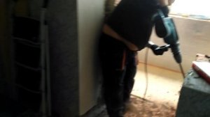 Декоративная штукатурка по гипсокартону на лоджии.