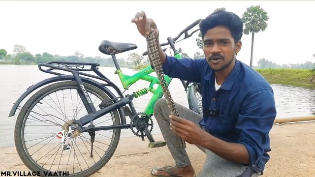 How to Install Gears in normal cycle | Normal Cycle To Gear | Gear Kit #Village Vaathi смотреть онлайн