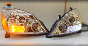 Lexus GX470 тюнинг фары от Ledstudio. Модули новое поколение - призма!