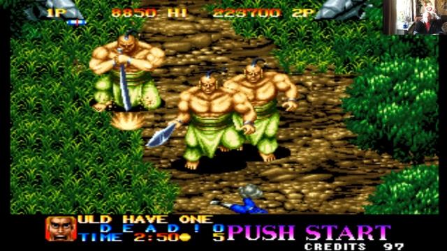 Игровой Автомат MAME Ninja Commando Ниндзя коммандос Лихое время 90х Игра нашего детства Вячеслав смотреть онлайн