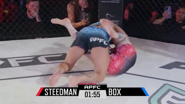 LEVI STEEDMAN VS INDY BRIAR | #APFC8 | FIRST PRO WOMENS BOUT IN APFC HISTORY! #FULLFIGHT