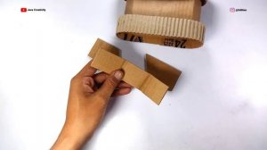 DIY CRAFT HOW TO MAKE A BATTLE TANK FROM CARDBOARD