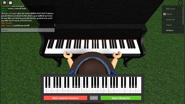 Tutorial del Giorno's theme :) // Piano Keyboard v1.1 - Roblox. смотреть онлайн