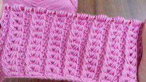 Очень простой узор крючком для тунисского крючком- Вязание тунисским крючком