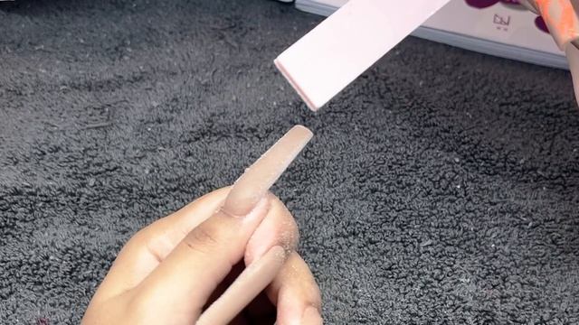 Sculpting My Long Nails! Profiles Backstage Nail Art Tutorial
