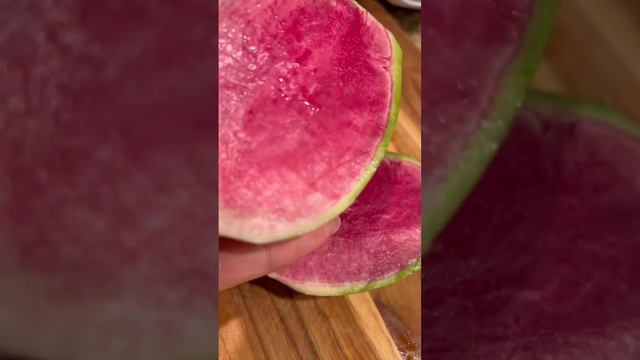 Watermelon radish арбузная редька. Необычная редька смотреть онлайн