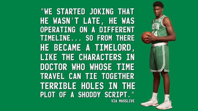 Why is Robert Williams' nickname "Timelord"? смотреть онлайн