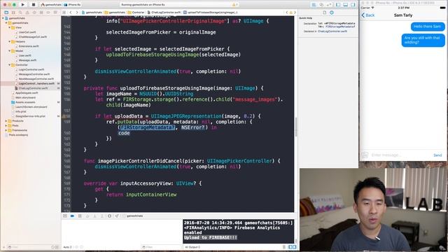 Swift: Firebase 3 - How to Send Image Messages (Ep 17) смотреть онлайн