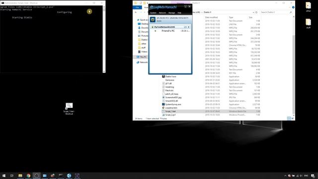 Diablo 2 with Hamachi without fully disabling the Firewall - Part 2: Doing the steps automatically смотреть онлайн