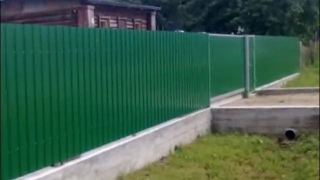 забор из профлиста, т. 8 (47396) 5-82-90 смотреть онлайн