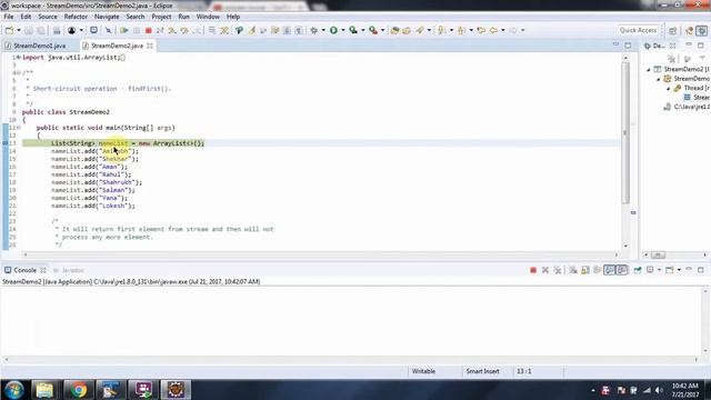 Java 8 Stream short circuit operations examples | Streams in Java 8 смотреть онлайн