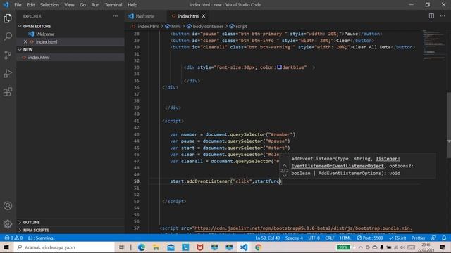How to start stop App using Frontend and Backend with Javascript смотреть онлайн