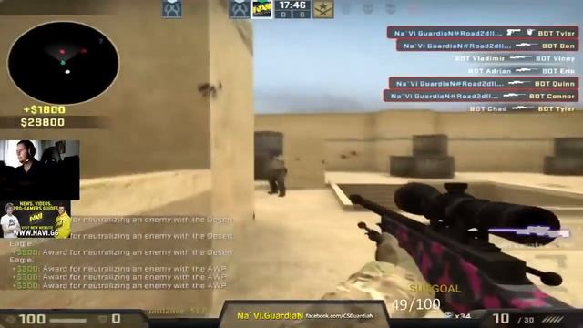 Как правильно стрелять с AWP в CS:GO смотреть онлайн