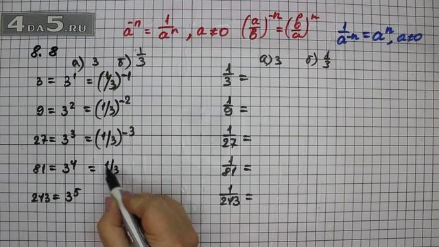 Упражнение № 8.8 – ГДЗ Алгебра 8 класс Мордкович А.Г. смотреть онлайн