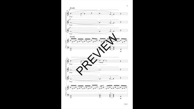 The Gift to Sing (SSA, piano) by Coleman Peterson - Score & Sound смотреть онлайн