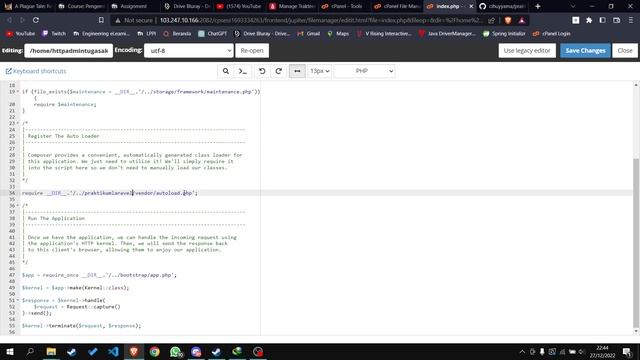INSTALL LARAVEL DENGAN CLONE PROJECT GIT DI CPANEL | TUGAS PAW смотреть онлайн