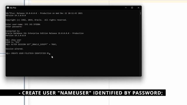 ORACLE SQL TUTORIAL: ORA-65096: invalid common user or role name | SOLUTION with TERMINAL смотреть онлайн