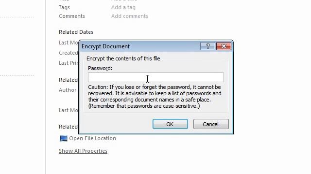 How to password protect/encrypt Office 2010 Documents смотреть онлайн