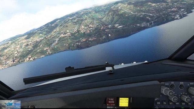 Заход и посадка в Мадейра 737-800 смотреть онлайн