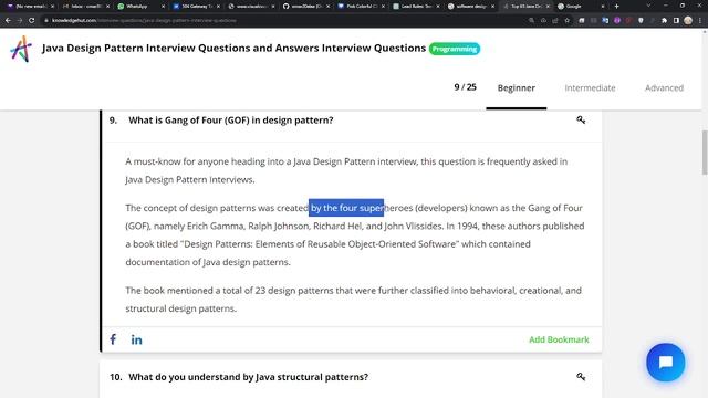 Java Design Pattern Interview Questions and Answers Beginner смотреть онлайн