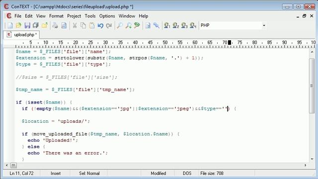 Beginner PHP Tutorial - 91 - Uploading Files: Restricting File Extensions Part 2 смотреть онлайн