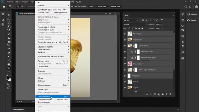 ? Como COMBINAR CAPAS en Photoshop Sin Perder las Originales ✅ [ Método NO Destructible ] смотреть онлайн