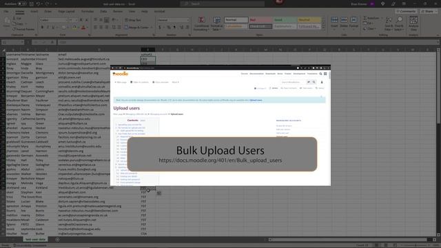 04 Bulk User Upload смотреть онлайн