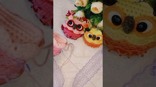 мк сова крючком 1 часть / брелок сова смотреть онлайн