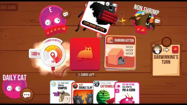 Exploding Kittens, Barking Kittens (2) смотреть онлайн