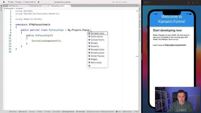 Pixel-Perfect, Customizable Popups for Xamarin.Forms with Rg.Plugins.Popup смотреть онлайн