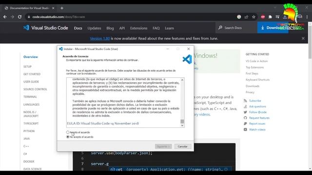 Curso de Git y GitHub - Como instalar Visual Studio Code - Video 3 смотреть онлайн