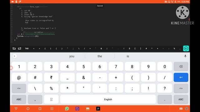 Java Primiative, non-primiative data-type, variables, operaters | Hindi | | Gaurav Knowledge Hub | смотреть онлайн