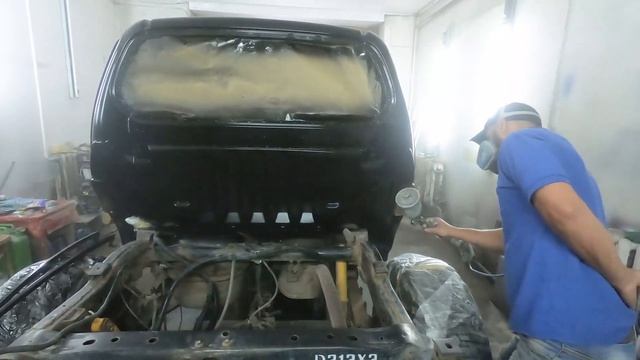 Покраска Mitsubishi L200 / Мицубиси Л200 4х4 / частичная сборка -Ч1 смотреть онлайн