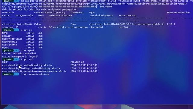 Azure AD Pod Identity with AKS and the Azure SDK for Go смотреть онлайн