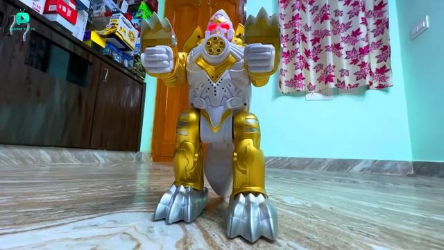 RC Programmable Triceratops Dino Storm AI Robot Unboxing & Testing - Chatpat toy tv смотреть онлайн