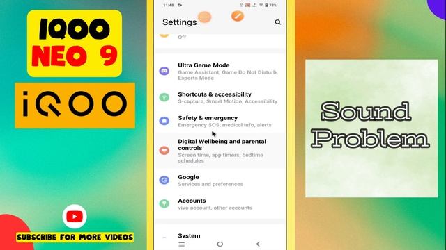 Sound Problem iQOO Neo 9 || How to fix sound problem || Sound Problem Fix смотреть онлайн