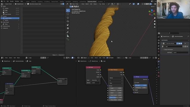 ROPE GENERATOR - Blender 3.0 Geometry Nodes смотреть онлайн