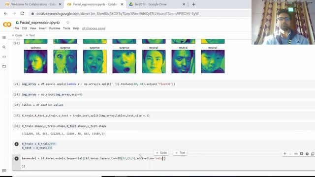 Train your own Neural Network for Facial expression recognition | TensorFlow, CNN, Keras, tutorial смотреть онлайн