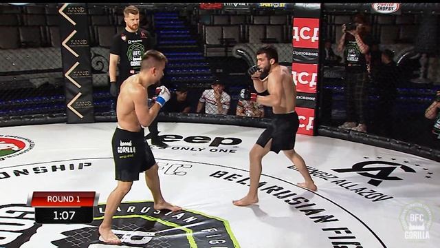 № 12 AZAMAT JAMHATOV Vs EVGENIY SIBIRSKY-MANKO BFC 55