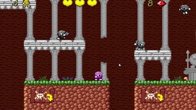 Прохождение Super Furball #1 (Хитрая,подлая, зелёная змея) смотреть онлайн