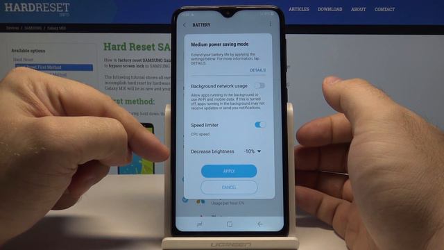 How to Enable Power Saving in SAMSUNG Galaxy M10 - Battery Saver Mode смотреть онлайн