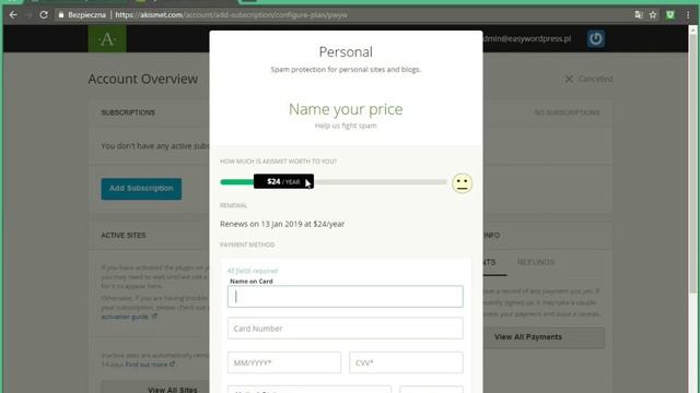 Akismet Anti Spam WordPress