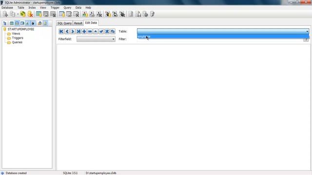 SQLiteAdmin Create Database Table смотреть онлайн