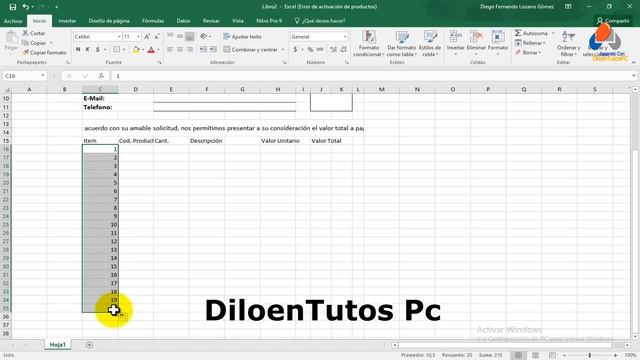 CÓMO HACER UNA FACTURA EN EXCEL смотреть онлайн