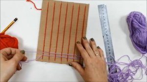 Ткачество на картонке