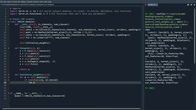 Pytorch Quick Tip: Weight Initialization смотреть онлайн